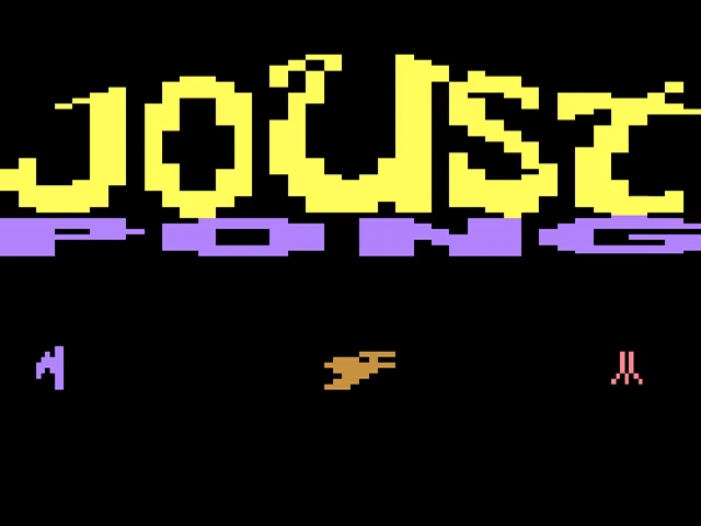 Joustpong (Homebrew) — Title screen